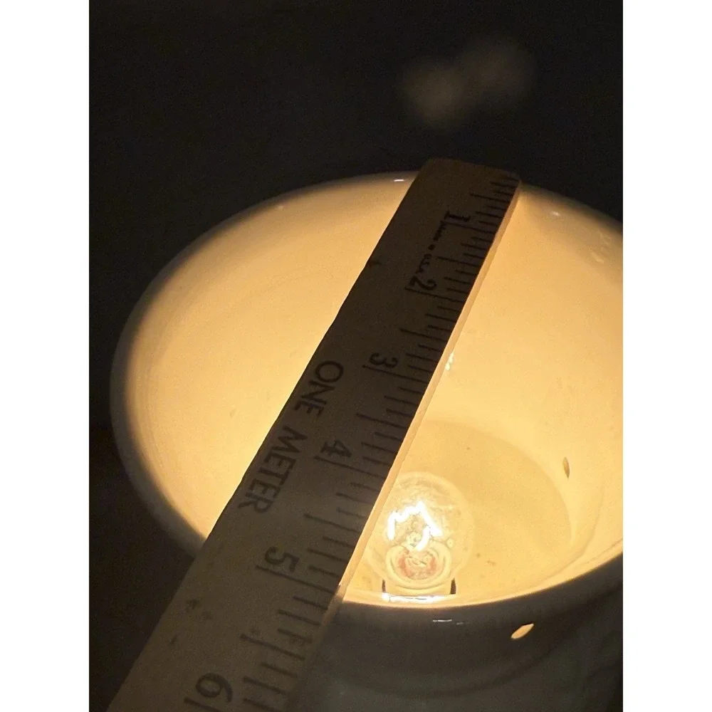 Small Bedside Night Table Lamp for Bedroom, Ceramic set of 1,‎ Beige